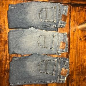 3 pairs of Hollister boot cut jeans
